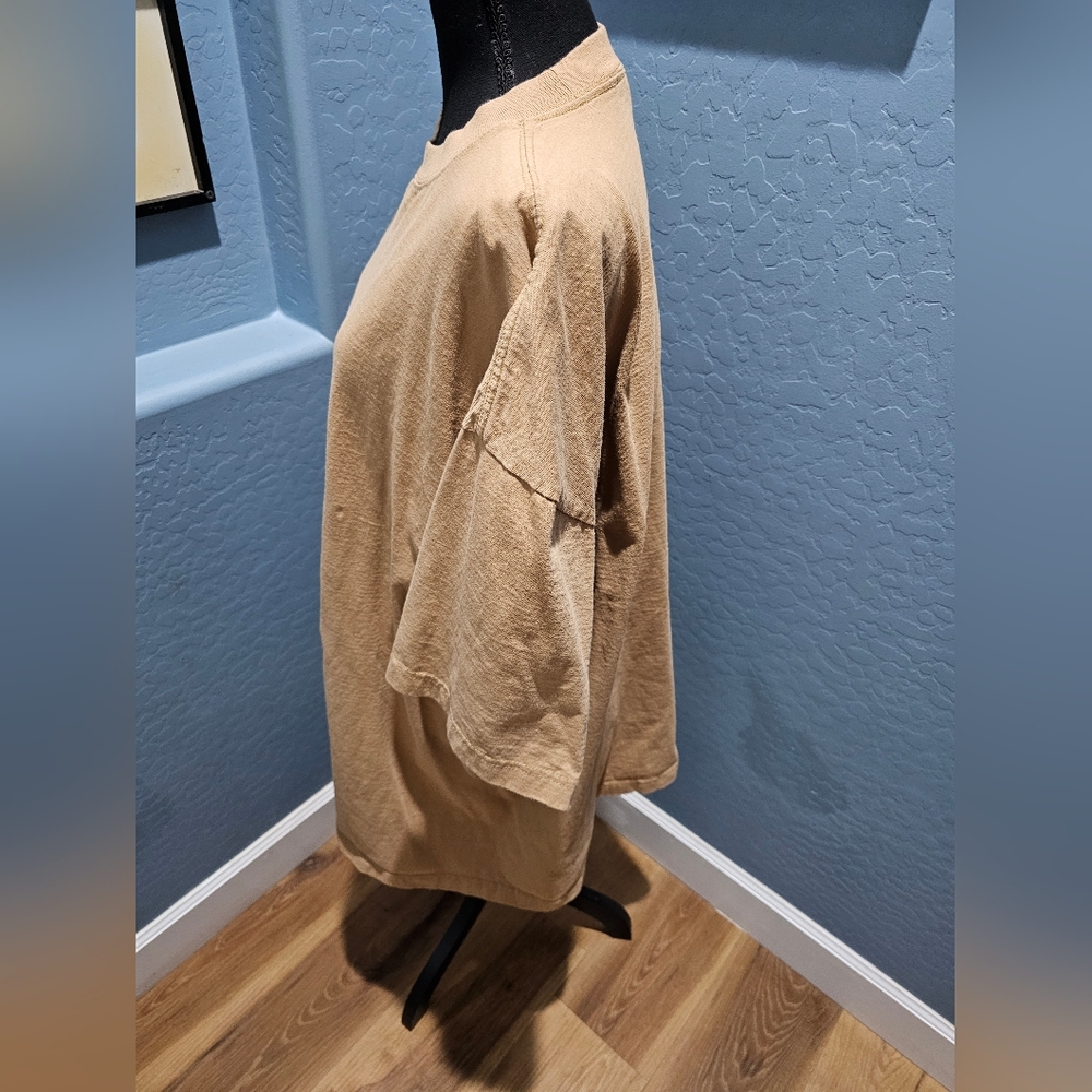Tan Short Sleeve T-Shirt - Picture 2 of 9